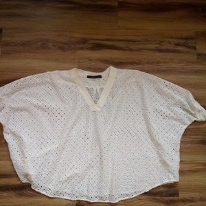 Amadi (Anthro) eyelit peasant top